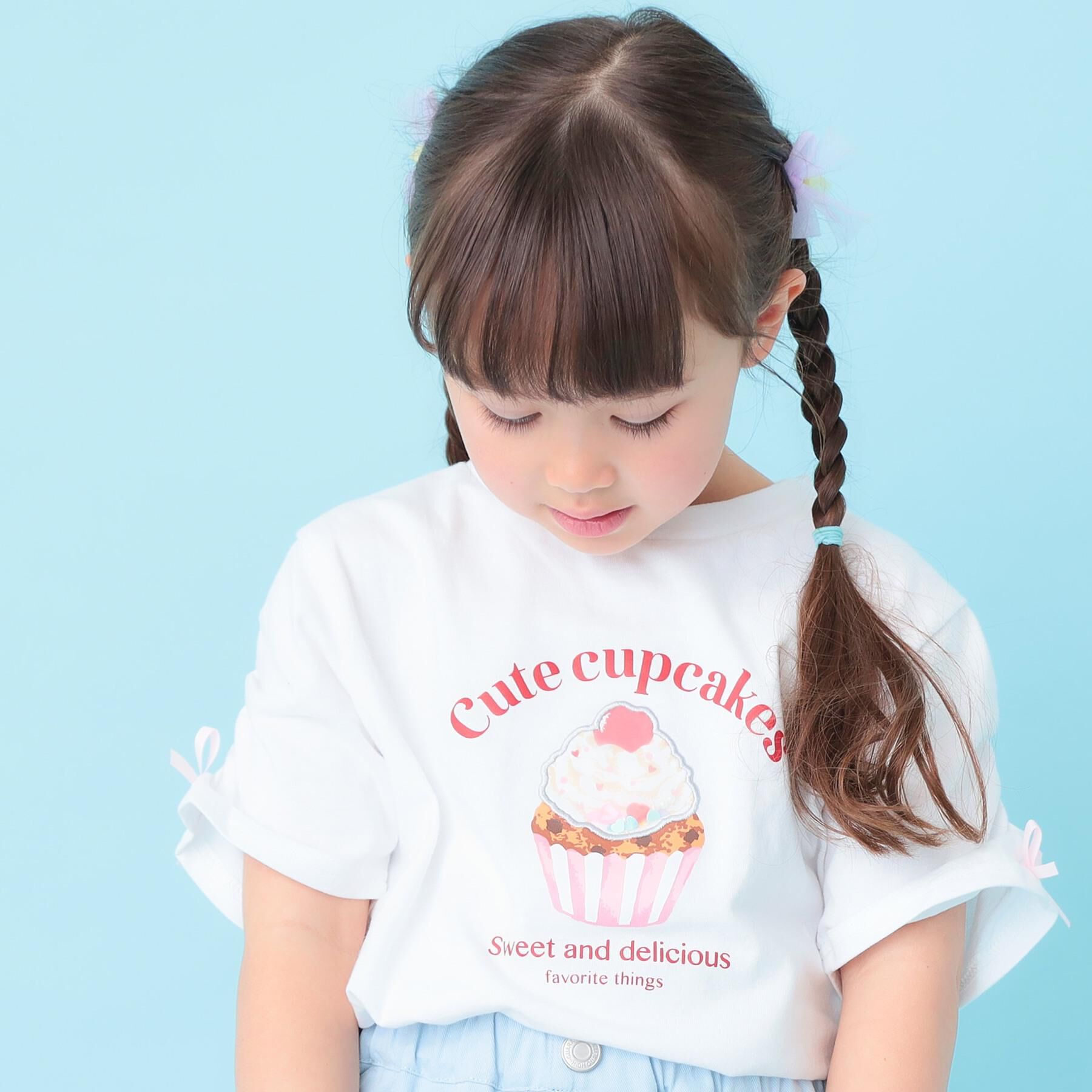 SHOO･LA･RUE「【100-150cm】カップケージフレークTシャツ」|Tシャツ・カットソー|