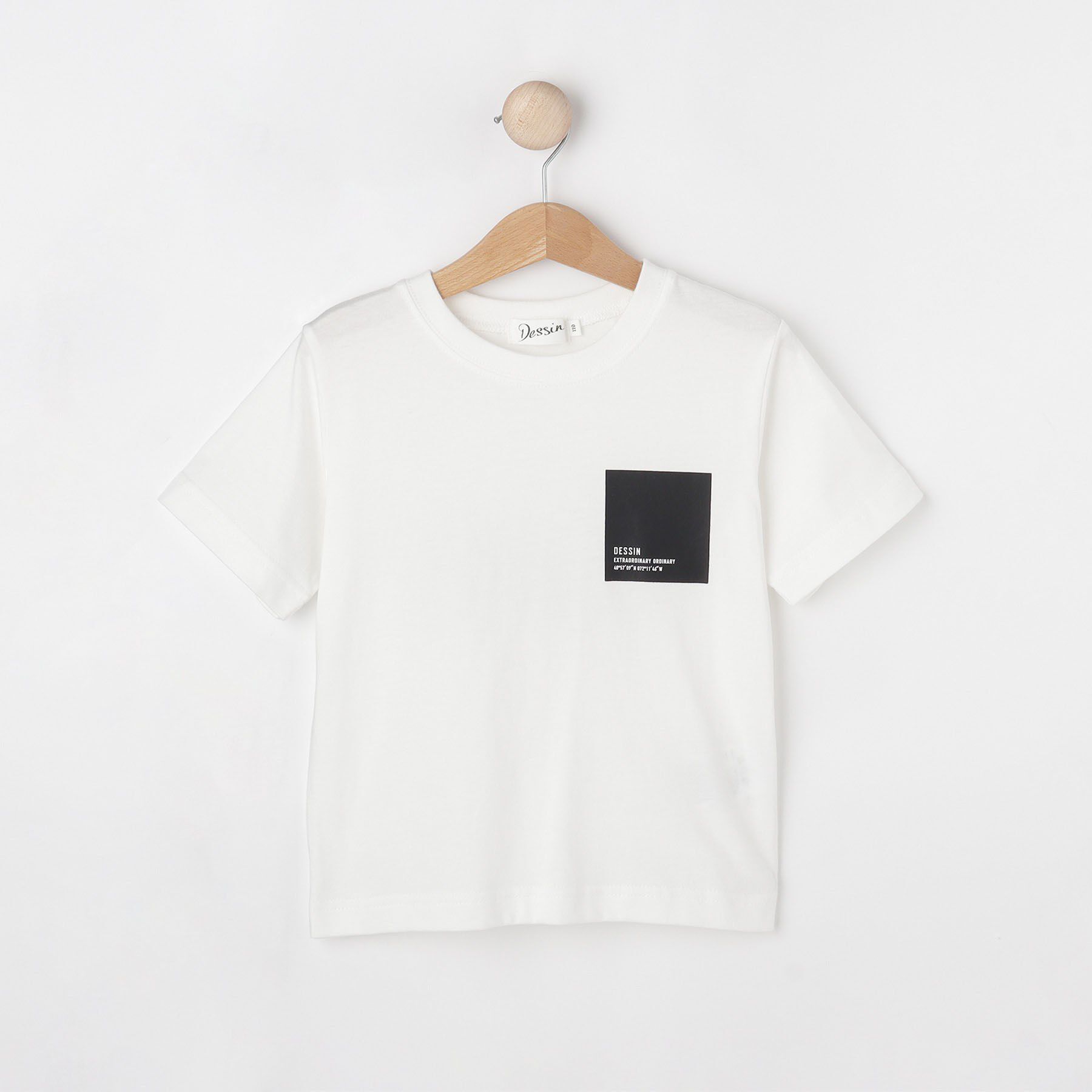 Dessin「【洗える】オーガニックコットン 半袖Tシャツ」|Tシャツ・カットソー|ホワイト(002)