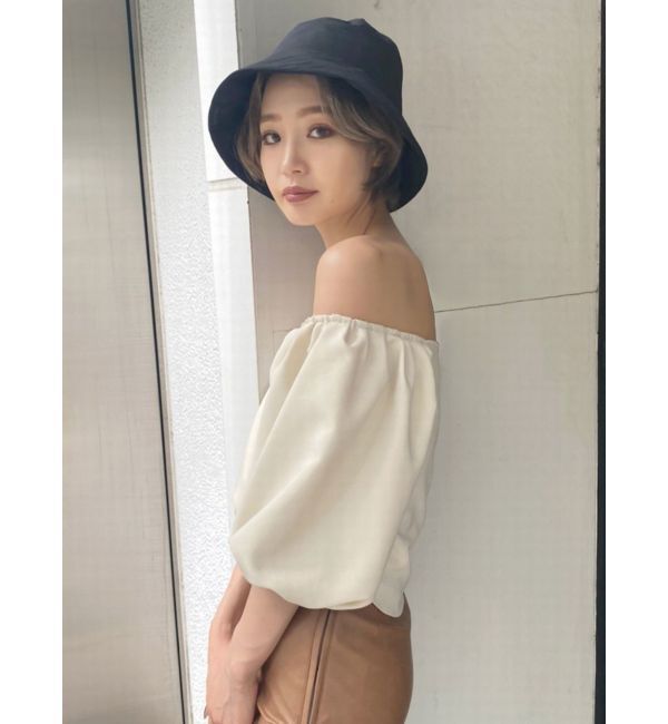 EMODA「ボリュームスリーブコンパクトトップ」|Tシャツ・カットソー|