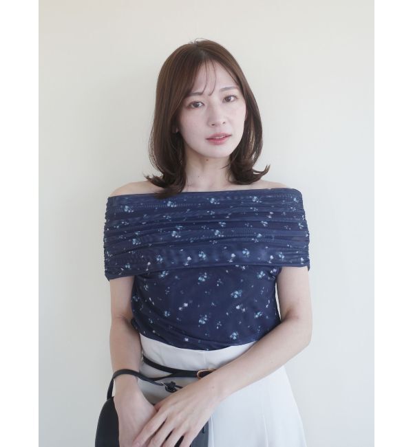 LAGUNAMOON「オフショルチュールトップス」|Tシャツ・カットソー|
