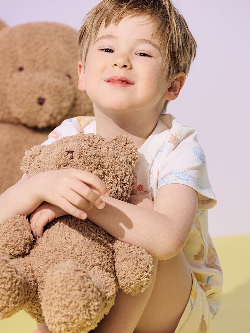 GELATO PIQUE KIDS & BABY「【KIDS】【接触冷感】アイスクリームベア柄Tシャツ」|ルームウェア|