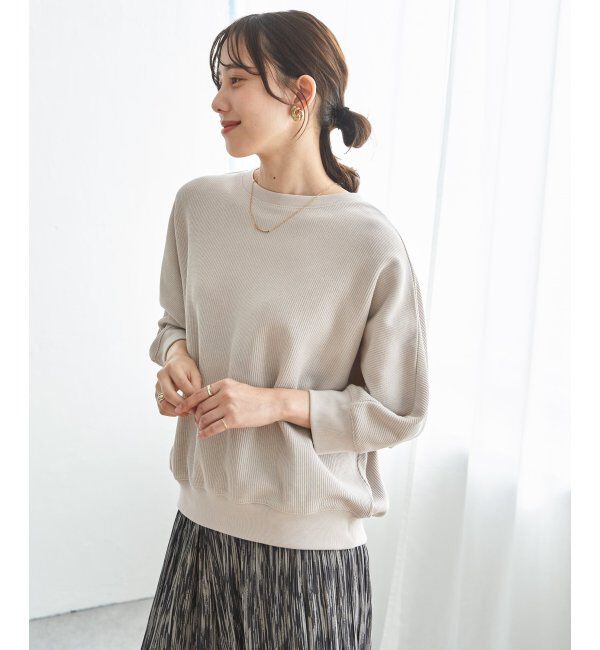 ikka「【雑誌InRed5月号掲載】タックフライスドルマンプルオーバー」|Tシャツ・カットソー|
