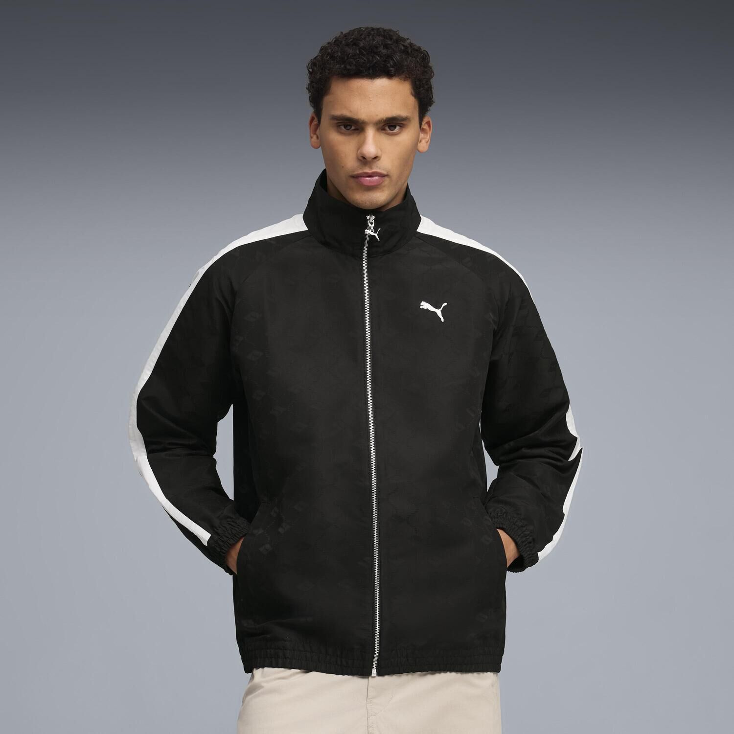 PUMA「【PUMA ｳｪｱ】M T7 JACQUARDED WV TRACK JKT」|ポロシャツ|
