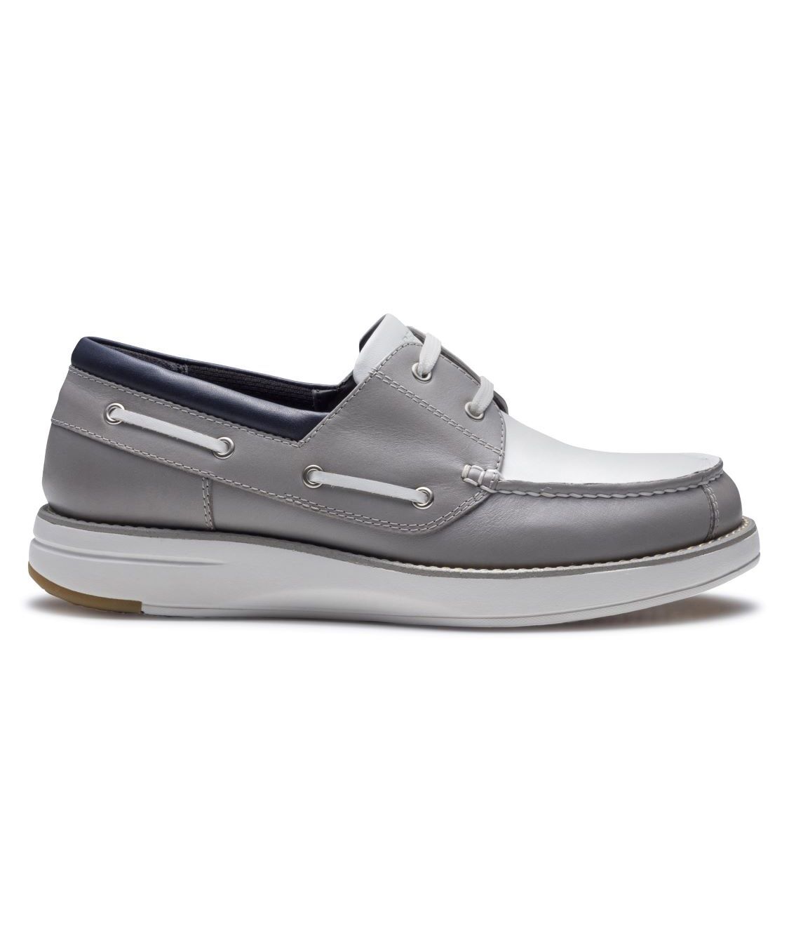 REGAL SHOES「REGAL 【新作】デッキシューズデザインのスリッポン　商品コード：80KLBC」|モカシン|グレーマルチ