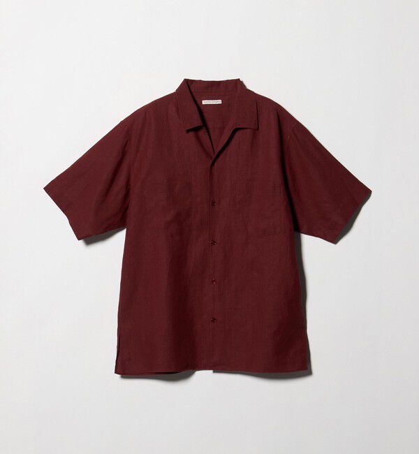 UNITED ARROWS「リネンキャンブリック ワンピースオープンカラーシャツ」|シャツ・ブラウス|