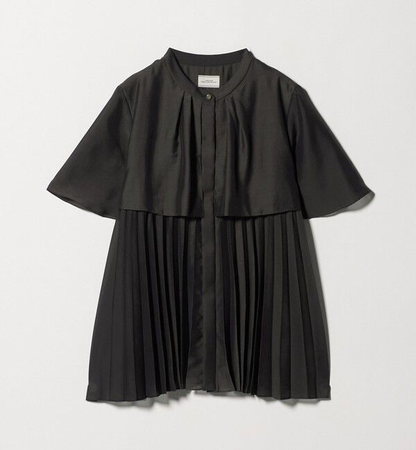 UNITED ARROWS green label relaxing「ヨーク プリーツ ショートスリーブ ブラウス」|シャツ・ブラウス|