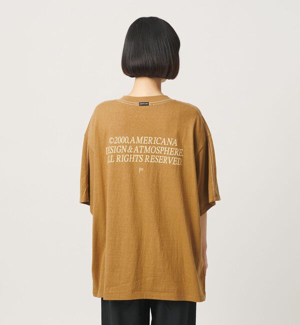 BEAUTY&YOUTH UNITED ARROWS「【別注】＜Americana＞プリント ビッグTシャツ」|Tシャツ・カットソー|
