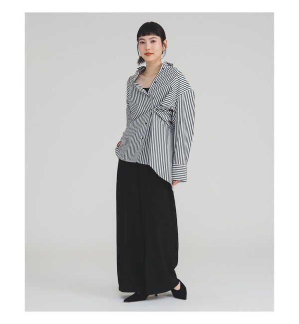 Demi-Luxe BEAMS 「2WAY オーバーシャツ」|シャツ・ブラウス|