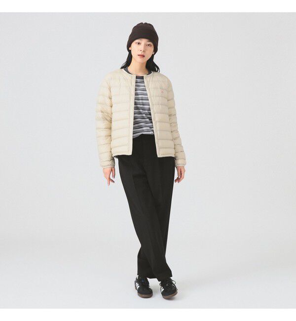 Ray BEAMS 「DANTON / インナー ダウン クルーネック ジャケット 25FW」|ブルゾン・スタジャン|