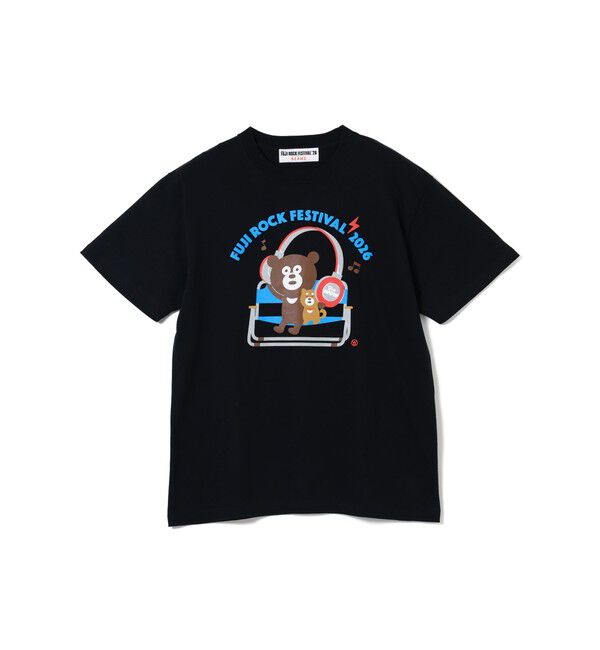Ray BEAMS 「〈WOMEN〉FUJI ROCK FESTIVAL'26 / The Wonderful! design works. / BIG HEADPHONES BEAR TEE（WEB限定）」|Tシャツ・カットソー|