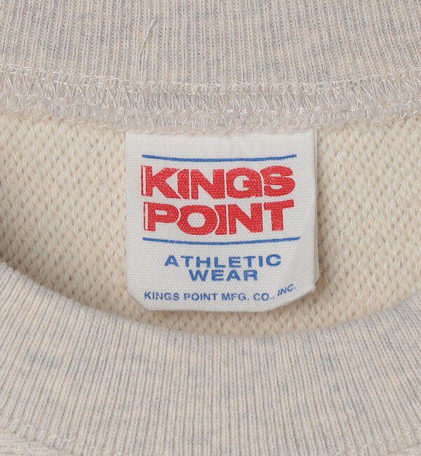 SHIPS「【SHIPS別注】KINGS POINT: ワンポイント ロゴ スウェット プルオーバー」|スウェット・ジャージ|
