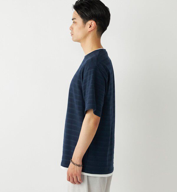 SHIPS Colors 「SHIPS Colors:フェイクレイヤード ボーダー Tシャツ」|Tシャツ・カットソー|