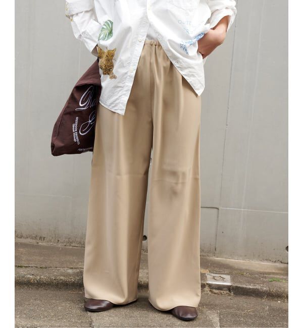 OUTDOOR PRODUCTS Usual Things「トロイージーパンツ」|スラックス|ベージュ