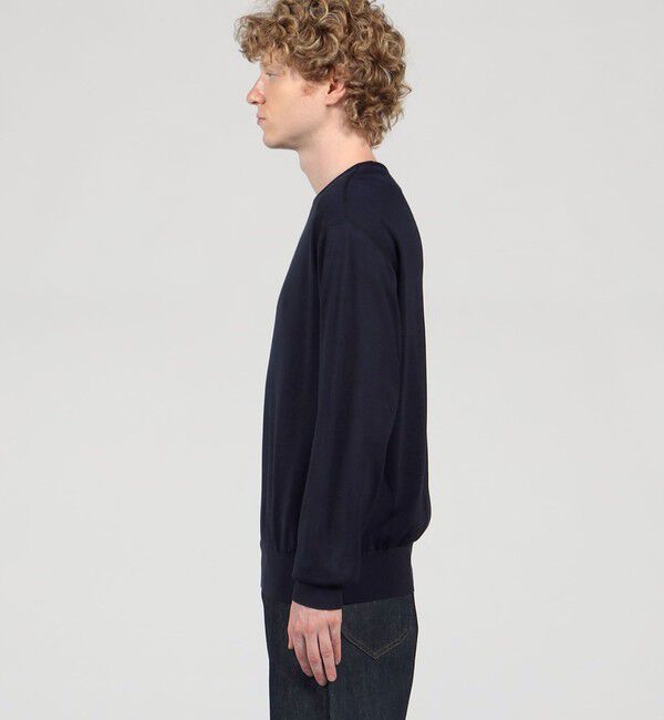 TOMORROWLAND MENS「TOMORROWLAND tricot  シルク クルーネックプルオーバー 」|ニット・セーター|