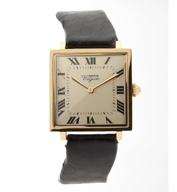 HIROB「《予約》VAGUE WATCH CO. Carre 28mm heavy wavy YG」|腕時計|
