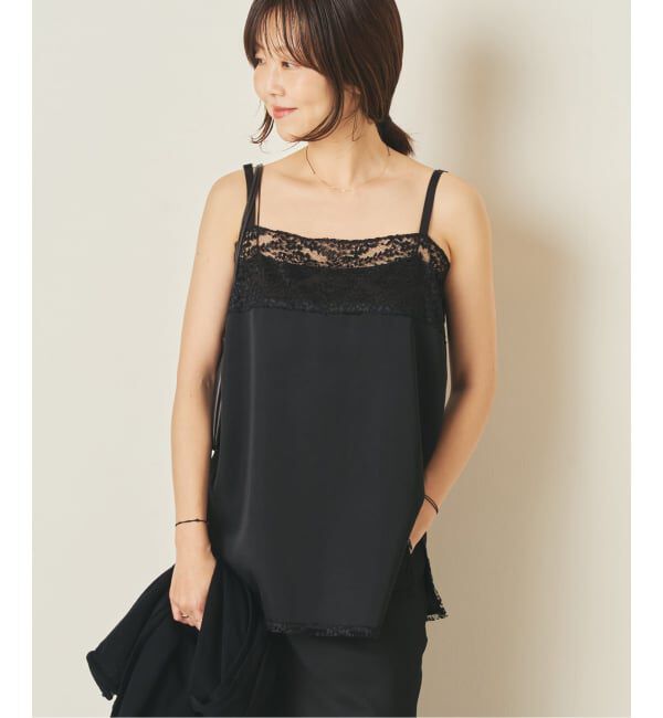 Plage「Linen mix lace キャミソール」|キャミソール|