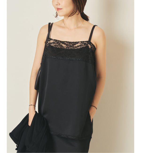 Plage「Linen mix lace キャミソール」|キャミソール|