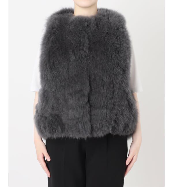 VERMEIL par iena「《予約》Cashmere Fur gilet」|その他|