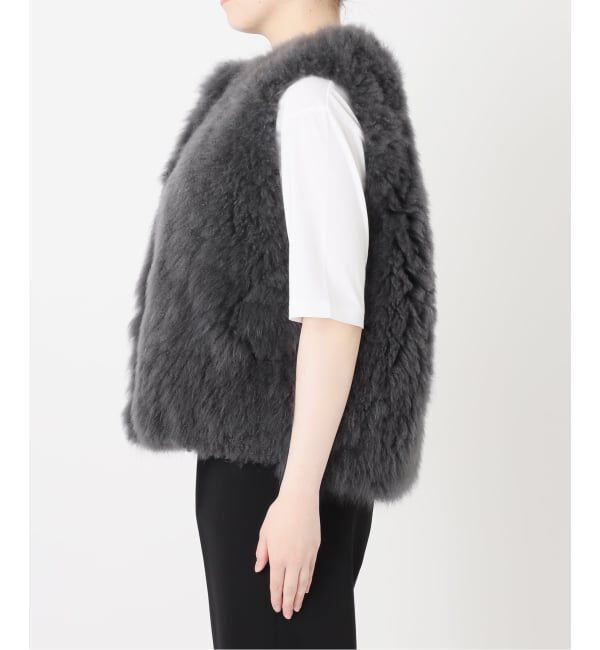 VERMEIL par iena「《予約》Cashmere Fur gilet」|その他|