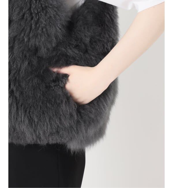 VERMEIL par iena「《予約》Cashmere Fur gilet」|その他|