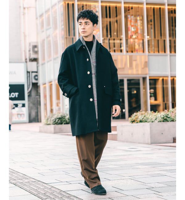 EDIFICE「MACKINTOSH(マッキントッシュ) 別注 HUMBIE/ハンビー SL」|ステンカラーコート|