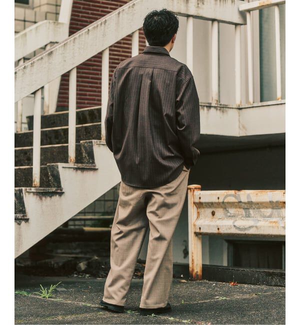 417 EDIFICE「【LE JAPON ATELIER】サックパンツ」|スラックス|