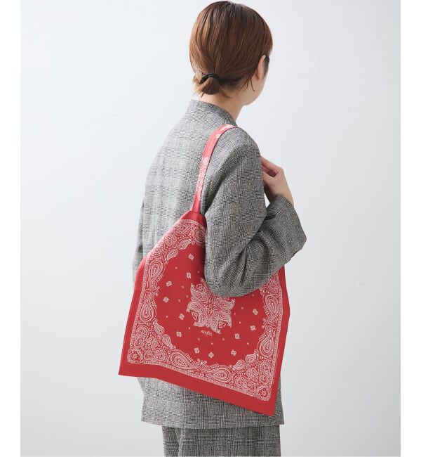 journal standard L'essage「《追加》【AENEIS/エネス】Minimal Bandana Silk Totebag：トートバッグ」|トートバッグ|