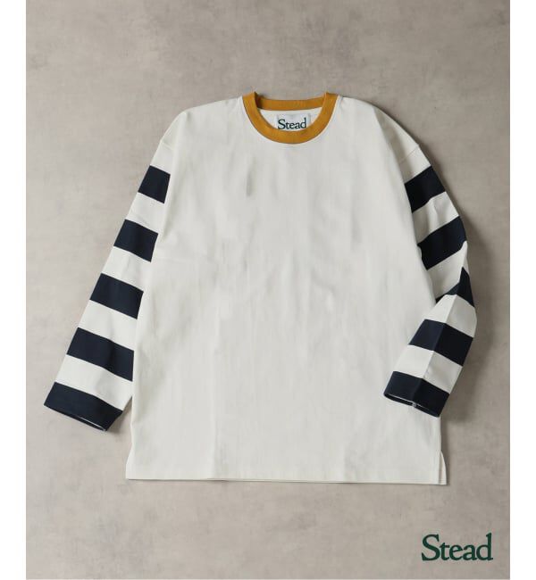 J.S.Homestead「Stead / レーサー スリーブ ロンT」|Tシャツ・カットソー|ネイビー