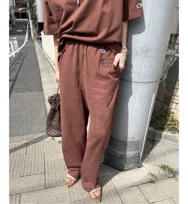 JOURNAL STANDARD「別注【CHAMPION*JOURNAL STANDARD by HOLIDAY】 16s/1 Jersey PANT」|その他|ブラウン