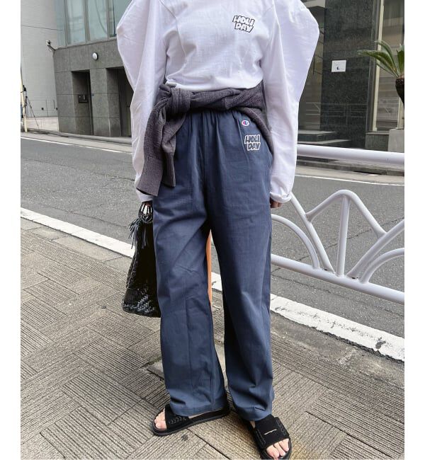 JOURNAL STANDARD「別注【CHAMPION*JOURNAL STANDARD by HOLIDAY】 16s/1 Jersey PANT」|その他|ネイビー