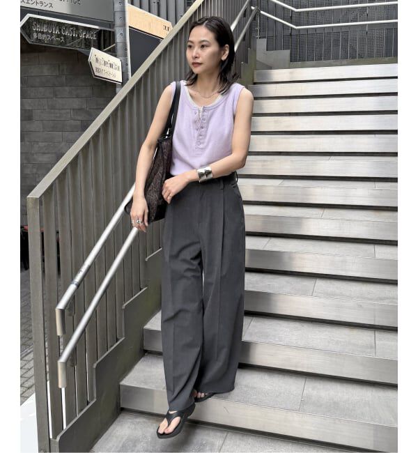 JOURNAL STANDARD「別注【FAITH MILLS CORP】ワッフルガゼットPOヘンリータンクトップ」|Tシャツ・カットソー|