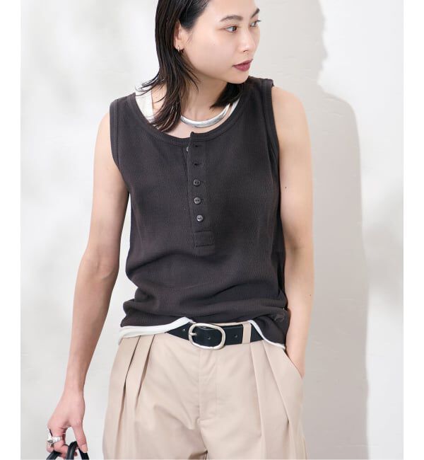 JOURNAL STANDARD「別注【FAITH MILLS CORP】ワッフルガゼットPOヘンリータンクトップ」|Tシャツ・カットソー|