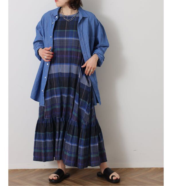 journal standard luxe「チェック フレアーワンピース」|ワンピース|