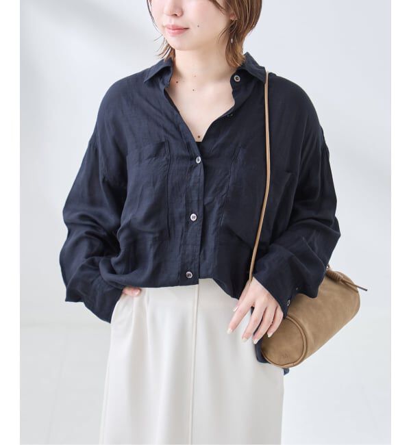 journal standard L'essage「リネンビエラ2WAYシャツ」|シャツ・ブラウス|