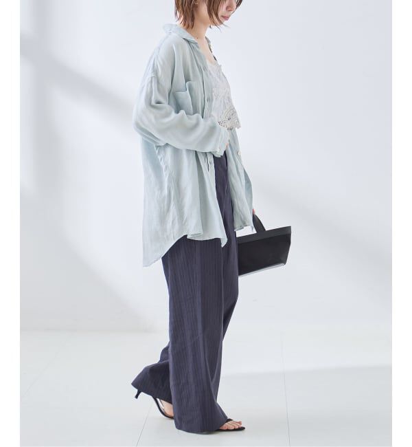 journal standard L'essage「リネンビエラ2WAYシャツ」|シャツ・ブラウス|