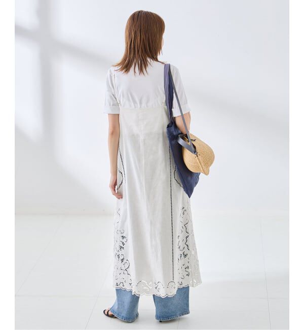 journal standard L'essage「《予約》刺繍レースキャミワンピース」|ワンピース|