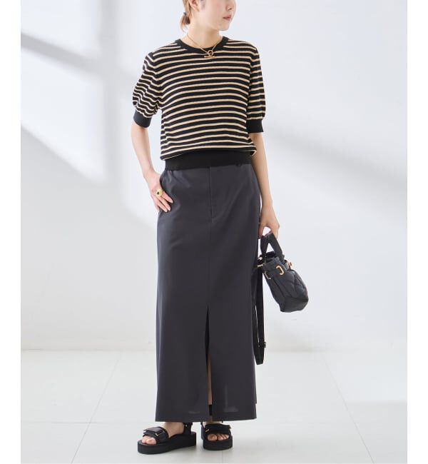 journal standard L'essage「ハイツイストふり柄プルオーバー」|ニット・セーター|
