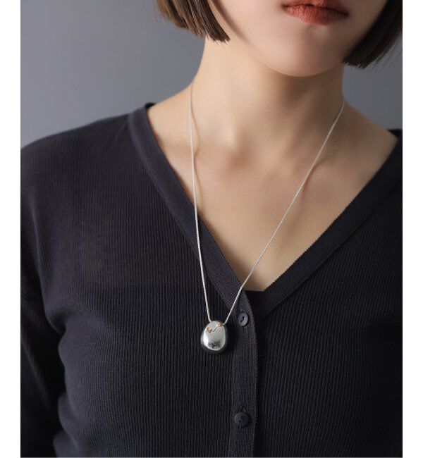 Spick and Span「【SAMH by LILAS】PUFFロングネックレス SV」|ネックレス|シルバー