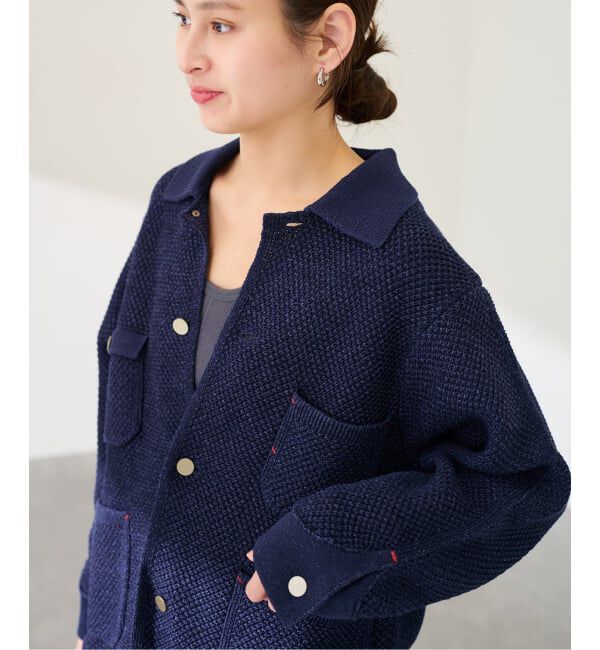 FRAMeWORK「MEIAS KNIT カバーオール」|カーディガン|