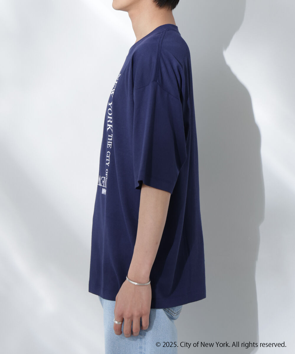 nano･universe「Anti Soaked(R)&times;NYC スクエア刺繍 汗染み防止Tシャツ」|Tシャツ・カットソー|