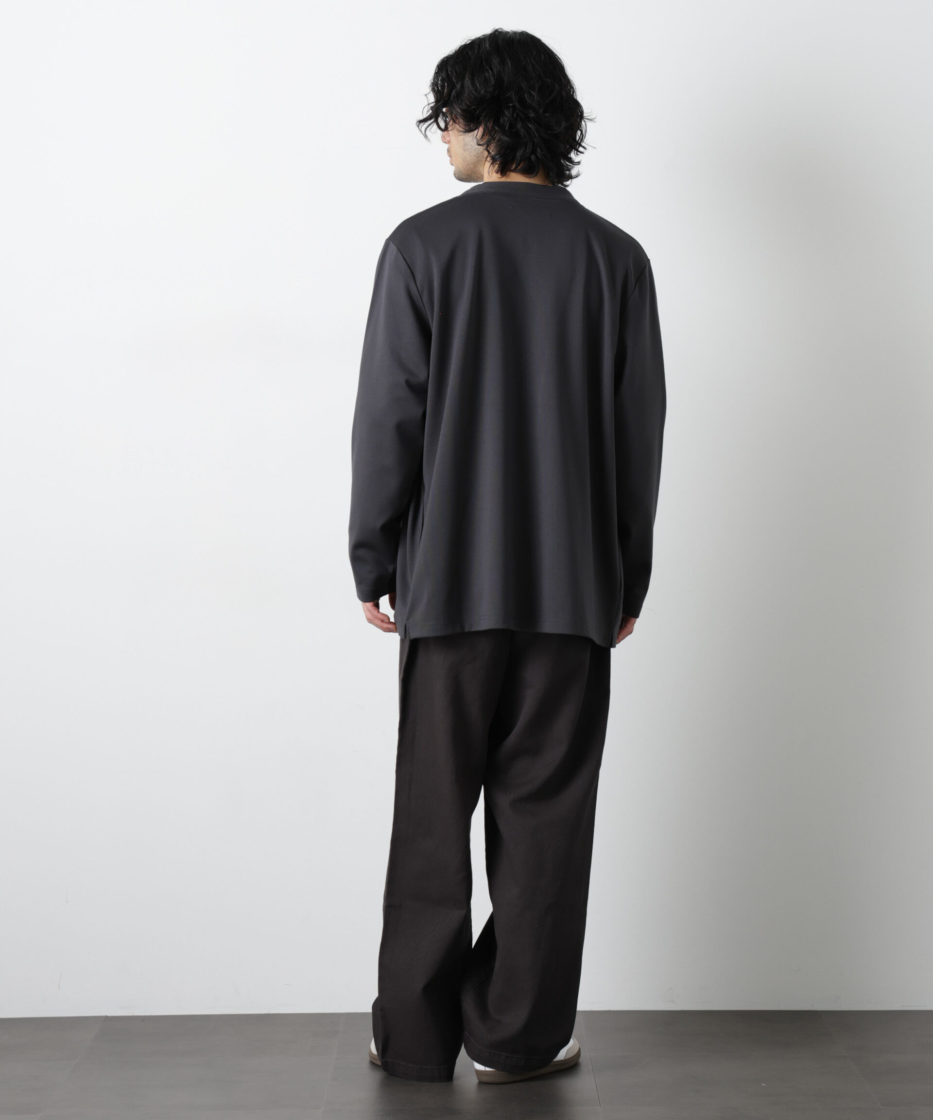 nano･universe「ダブルジャージー着流しカーディガン」|Tシャツ・カットソー|