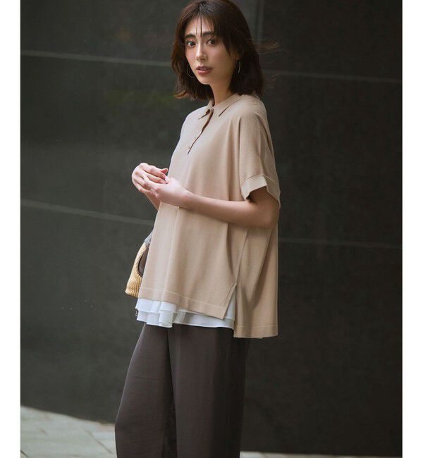 23区「【Oggi掲載】クールタッチタフタ ワイドパンツ」|その他|