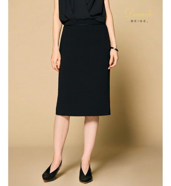 BEIGE,「【セットアップ対応】CINDY / タイトスカート」|スカート|Black x Black