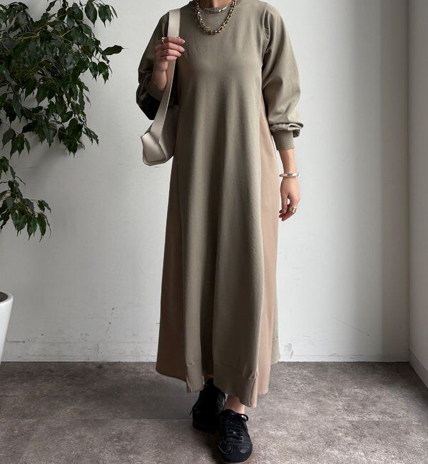  「【WEB限定】バックレースラインワンピース」|ワンピース|