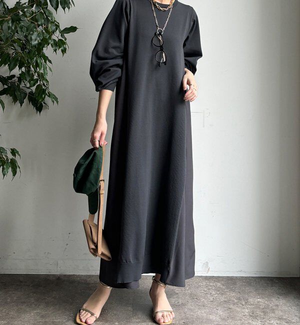  「【WEB限定】バックレースラインワンピース」|ワンピース|