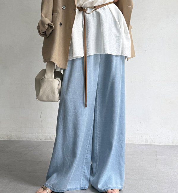  「【驚くほど軽い！】セルロースバイヤスイージーパンツ」|チノ|