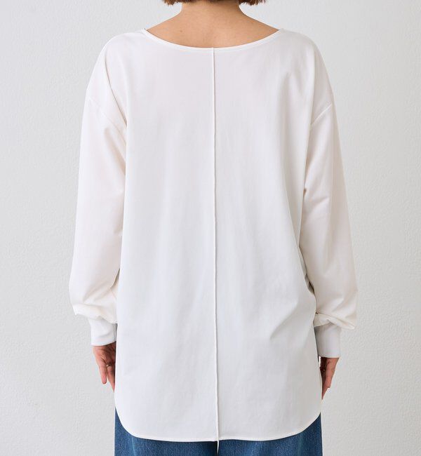  「【しなやかなドレープ感が上品な印象に】キュプラカットプルオーバー」|Tシャツ・カットソー|
