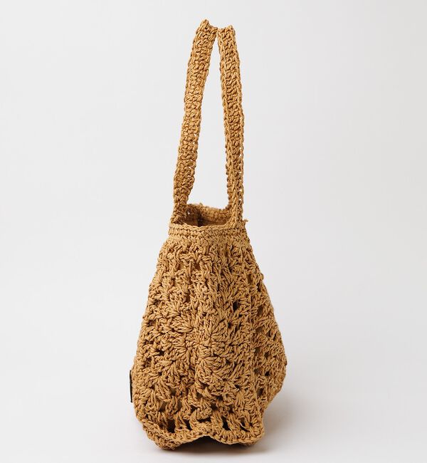 Rouge vif「【Swaraj /スワラージ】手編みペーパーラフィアトートBAG/トートバッグ」|トートバッグ|