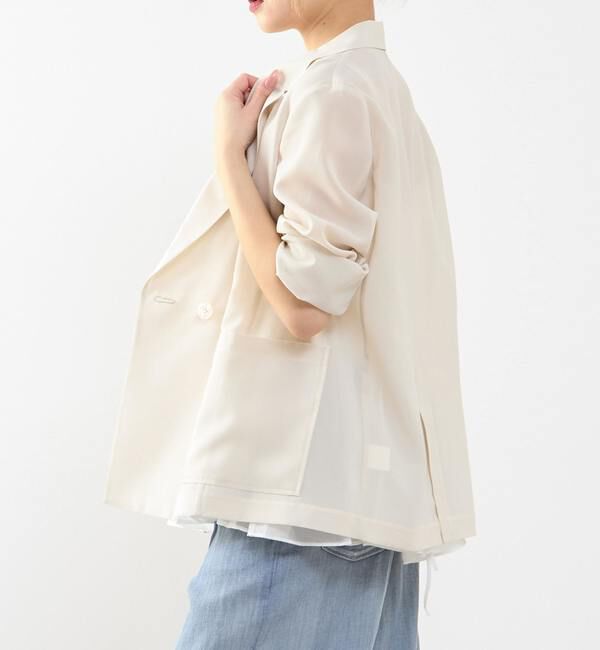 SOFFITTO「接触冷感シアージャケット」|テーラードジャケット|