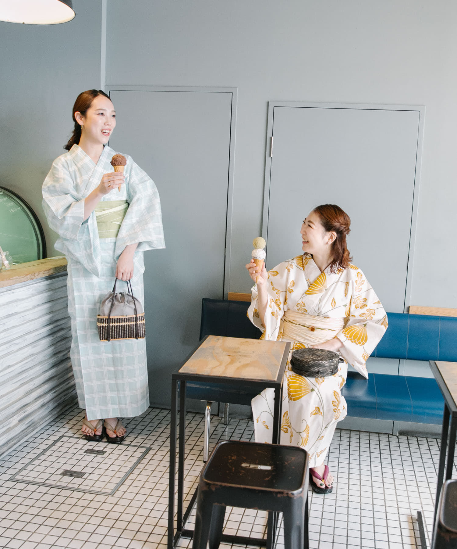 URBAN RESEARCH ROSSO「綿麻ゆかた 格子」|その他|